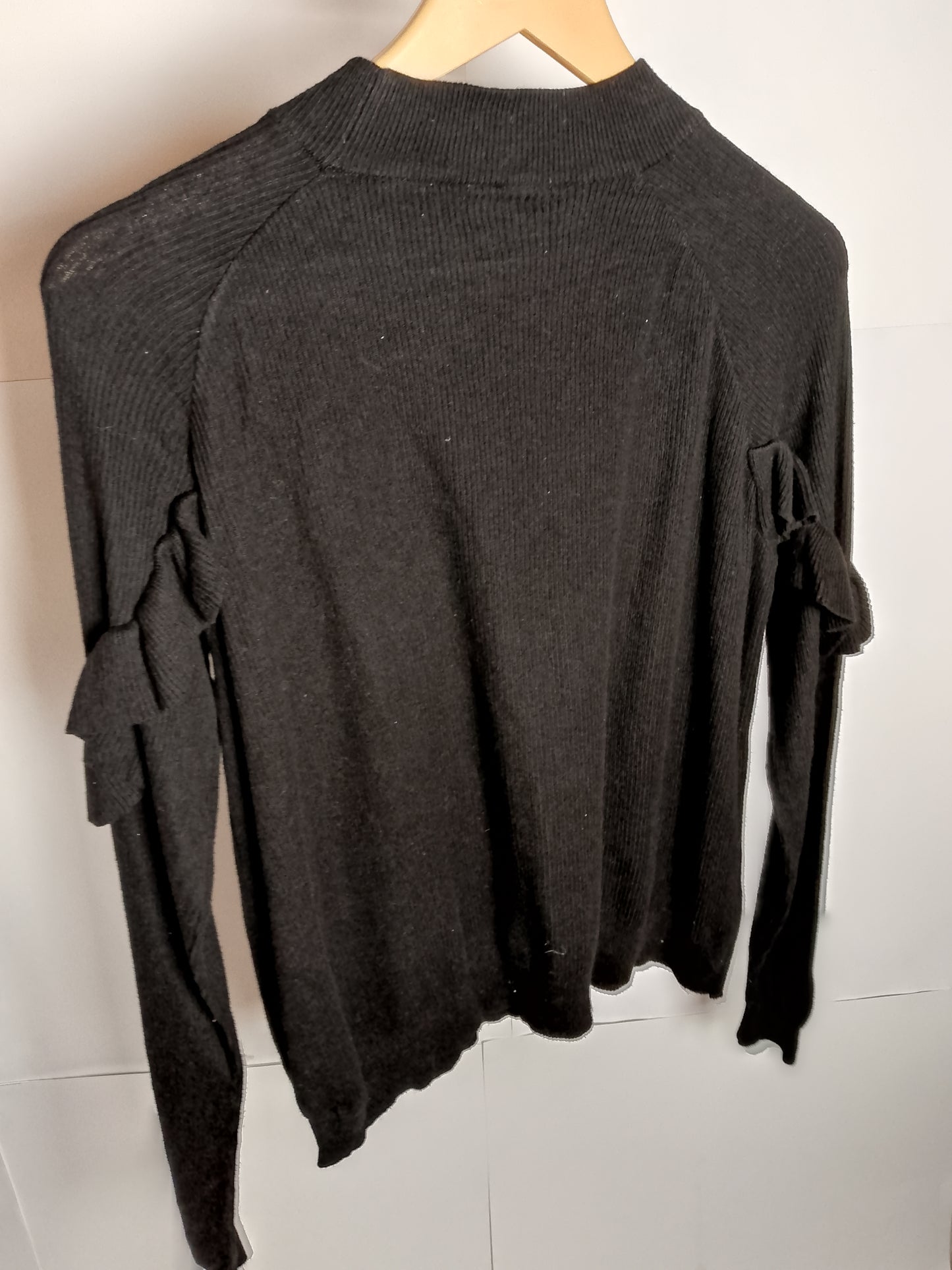 H&M Sleek Black Blouse