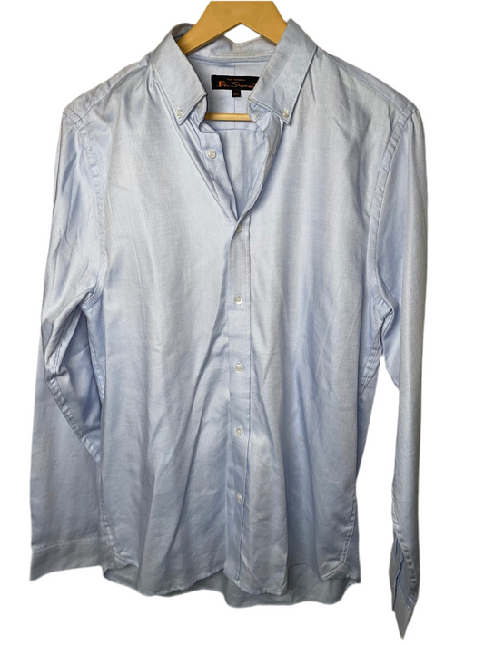 Ben Sherman Classic Button-Down Shirt – Blue
