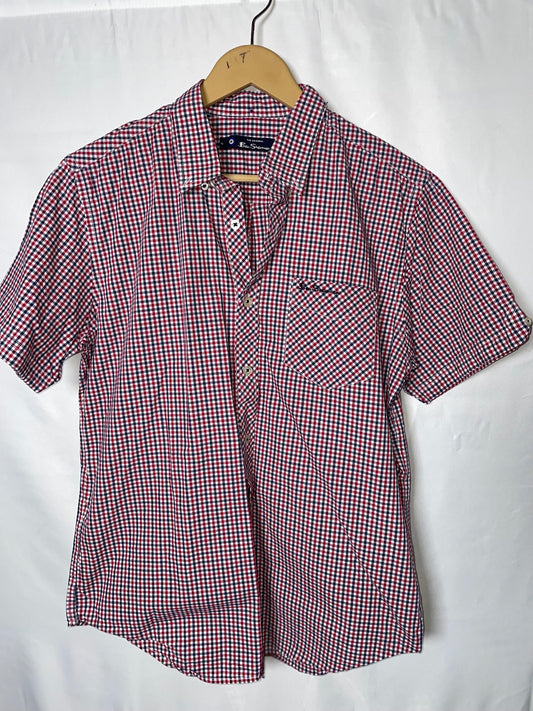 Ben Sherman Half Sleeve Shirt – Maroon