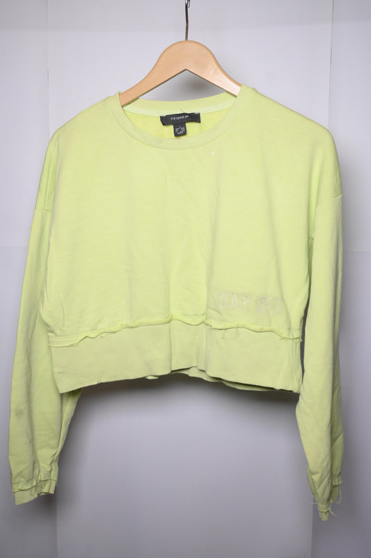 Primark Green Crop Top - Small