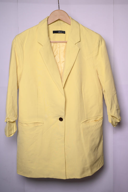 Quiz Yellow formal Coat