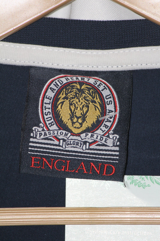 England Navy Printed T-Shirt