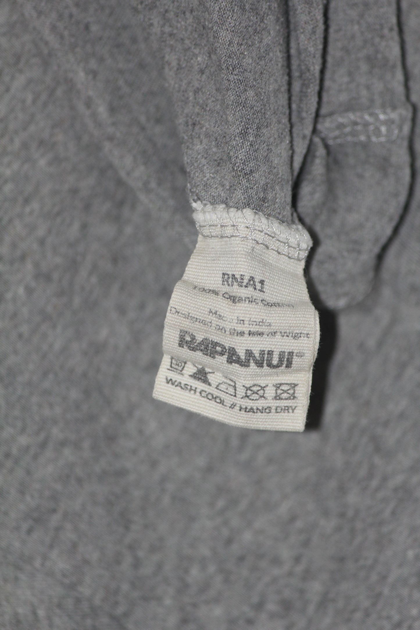 Rapanui Grey 'Solidarity Not Charity' T-Shirt