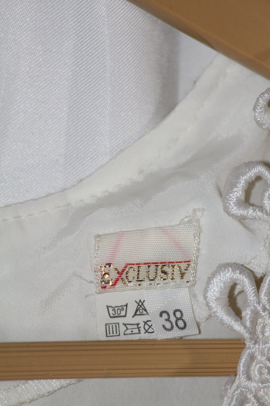 Exclusive White Full-Sleeve Dress