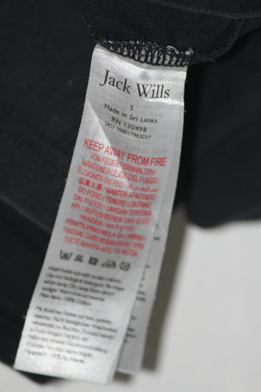 Jack Wills Black Half-Sleeve T-Shirt