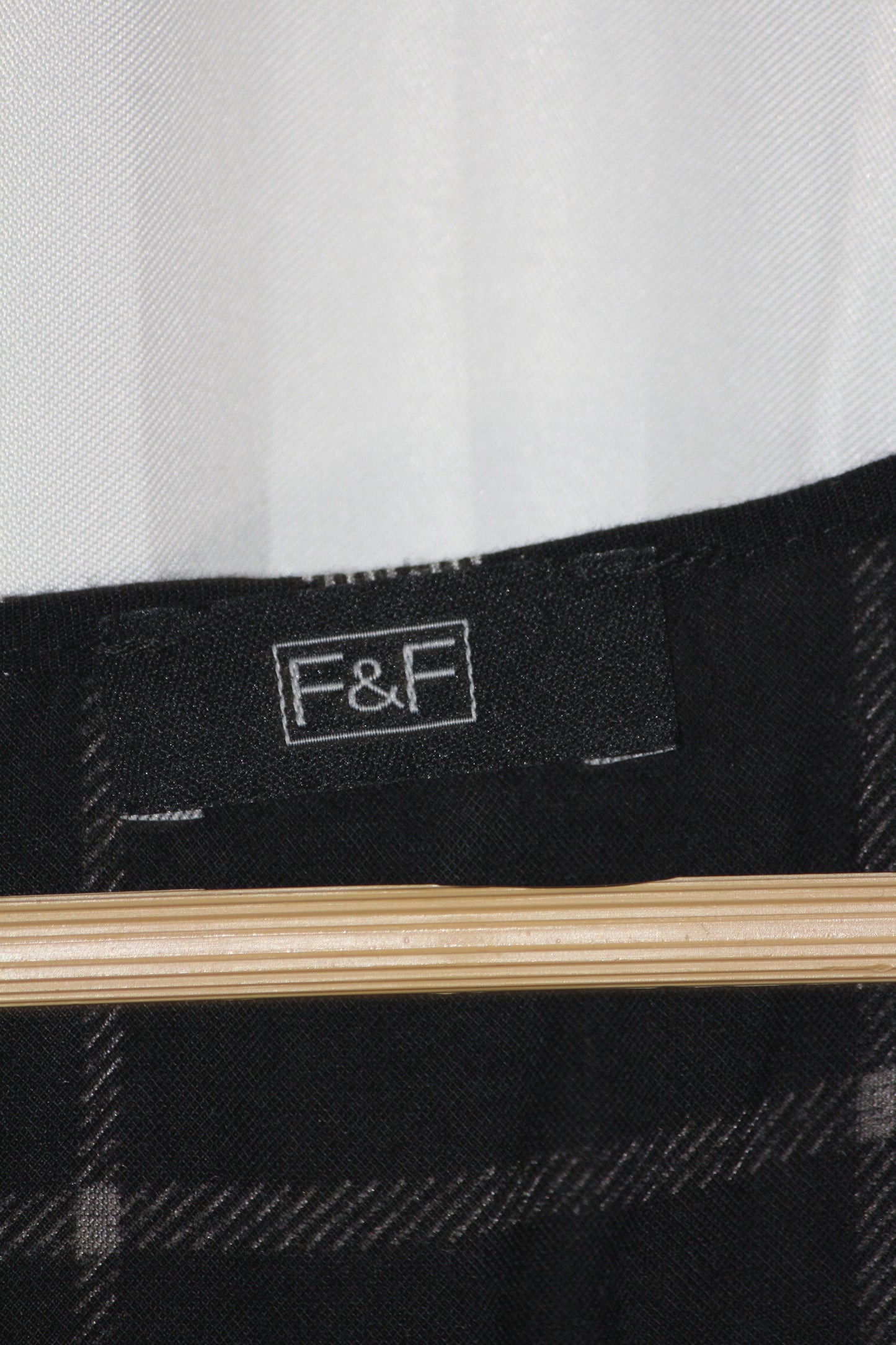F&F Black Checkered Dress