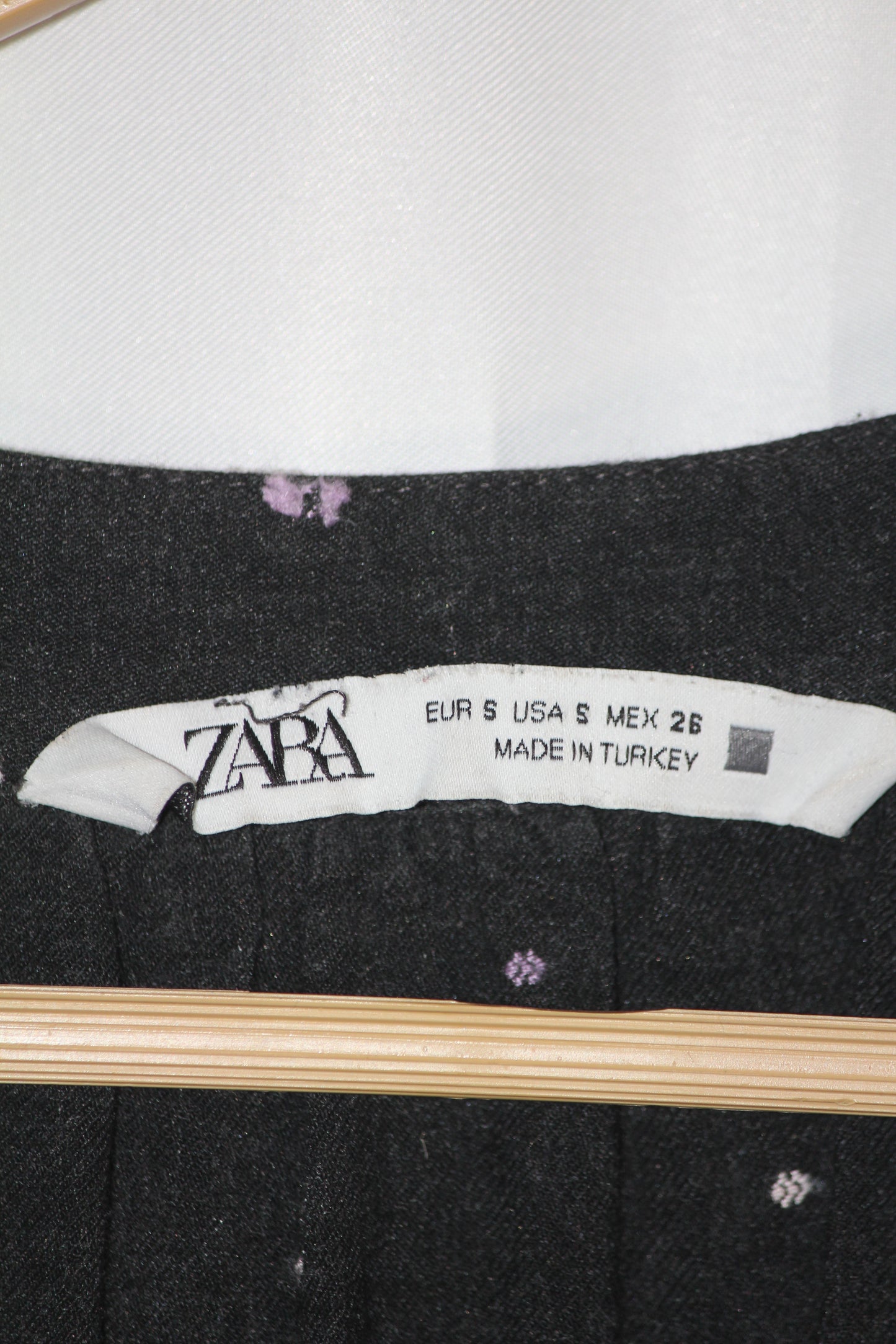 Zara Black Polka Dot Dress