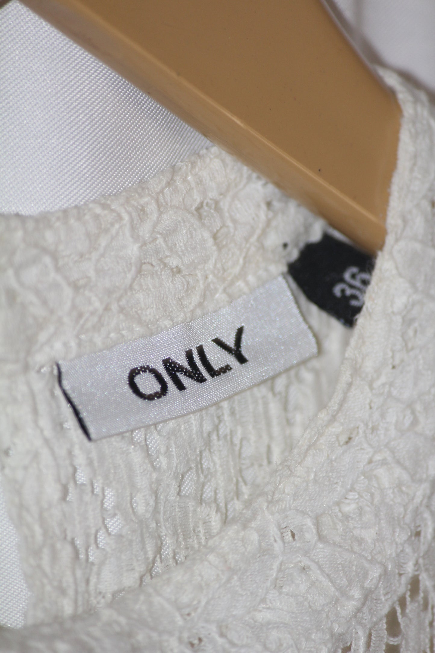 Only White Full-Sleeve Dress