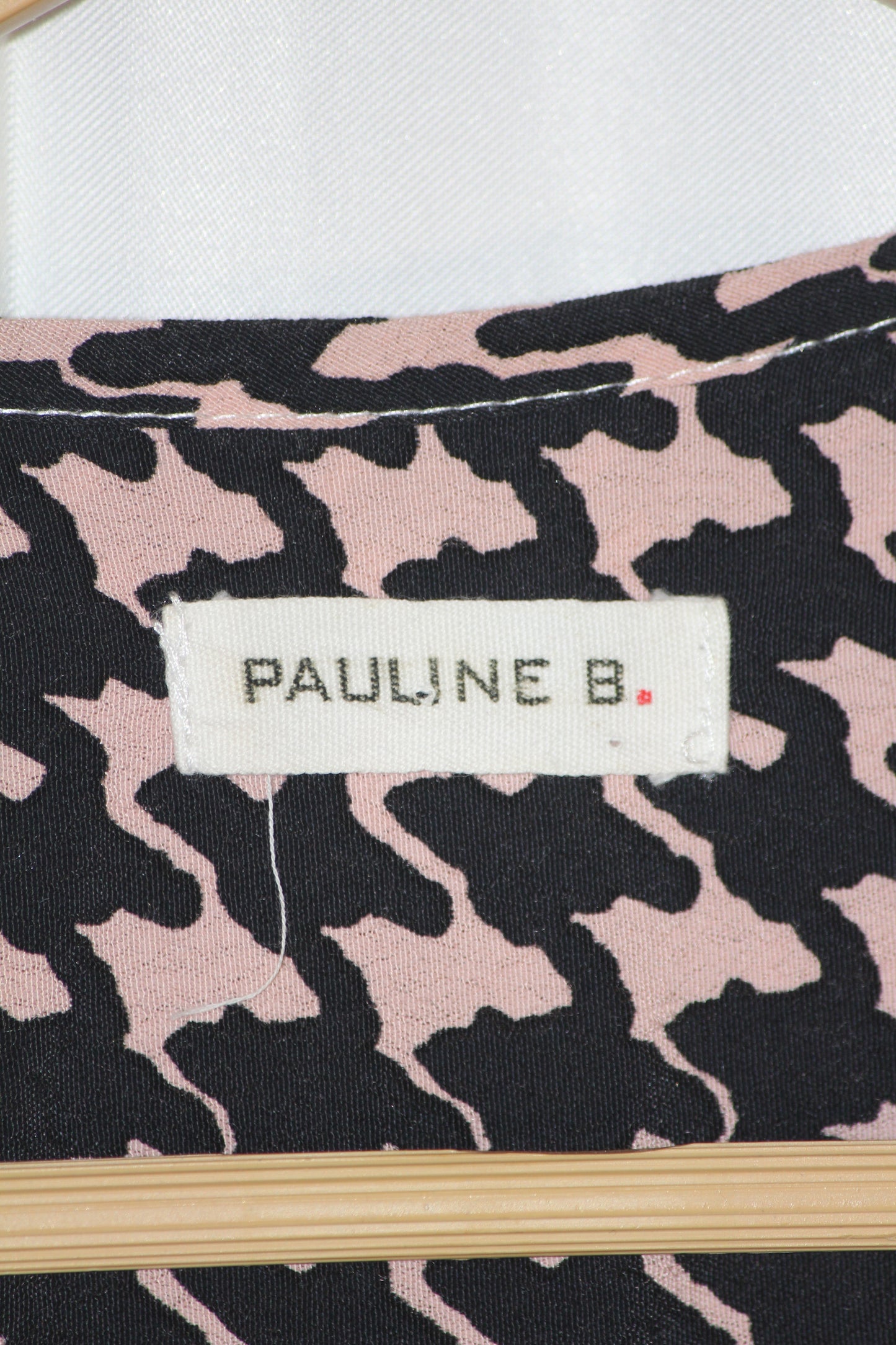 Pauline Black & Brown Full Sleeve Viscose Blouse – Subtle Elegance