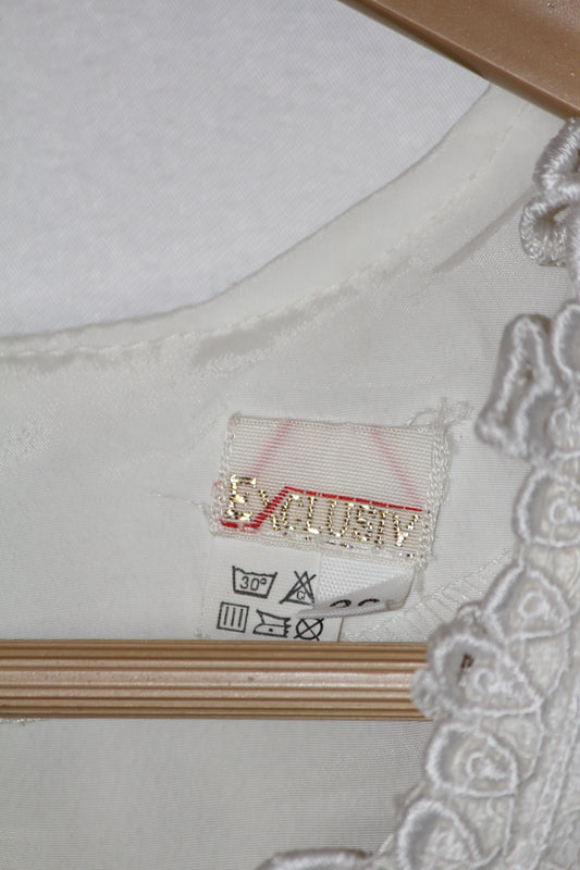 Exclusive White Full-Sleeve Dress