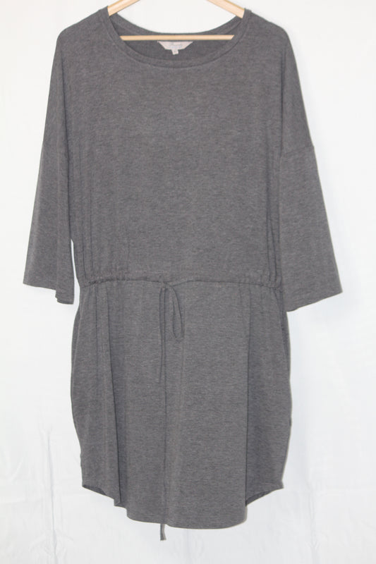 Peacocks Grey Long Dress