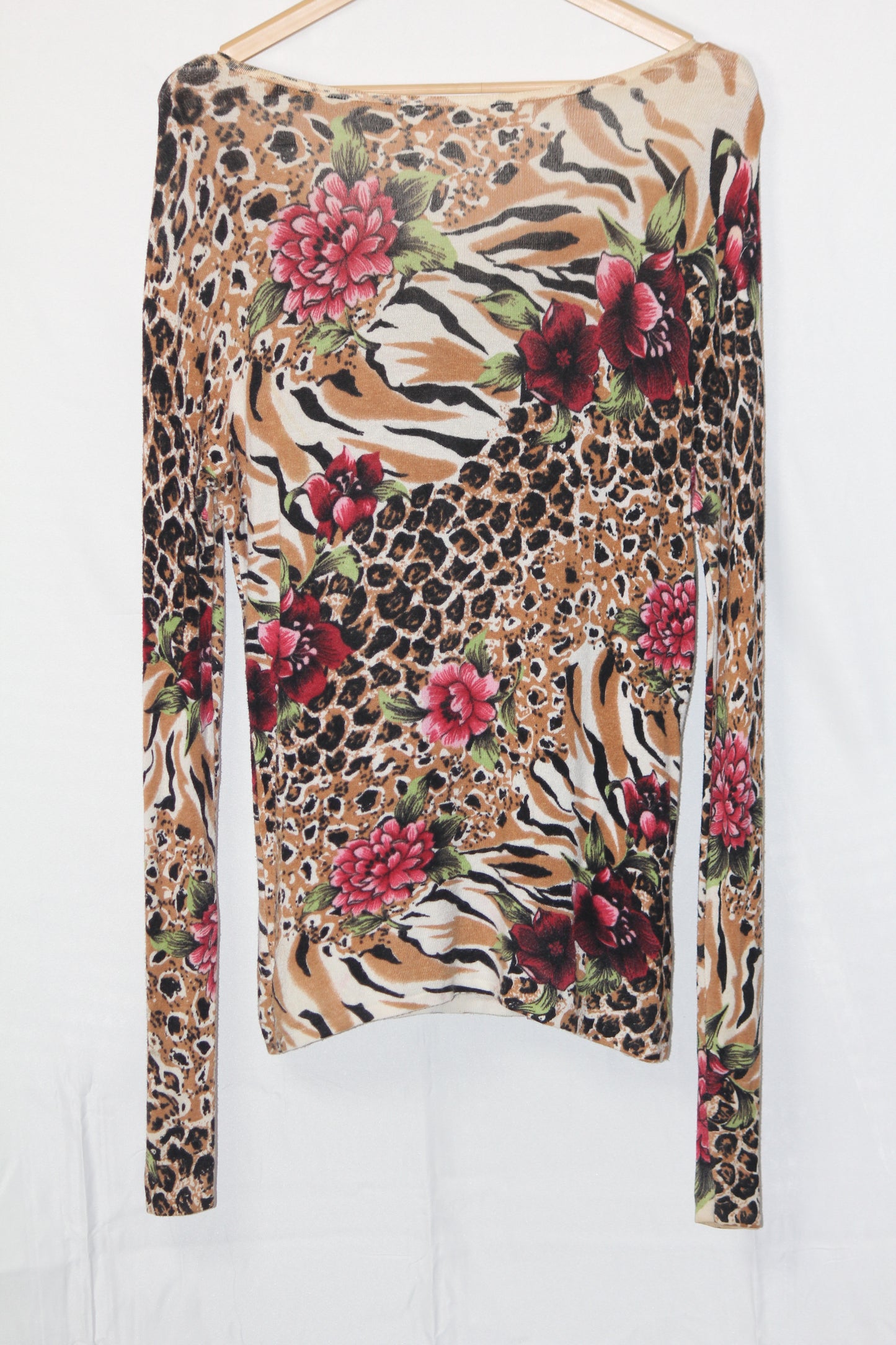 Thriftyfy Cream Floral Dress