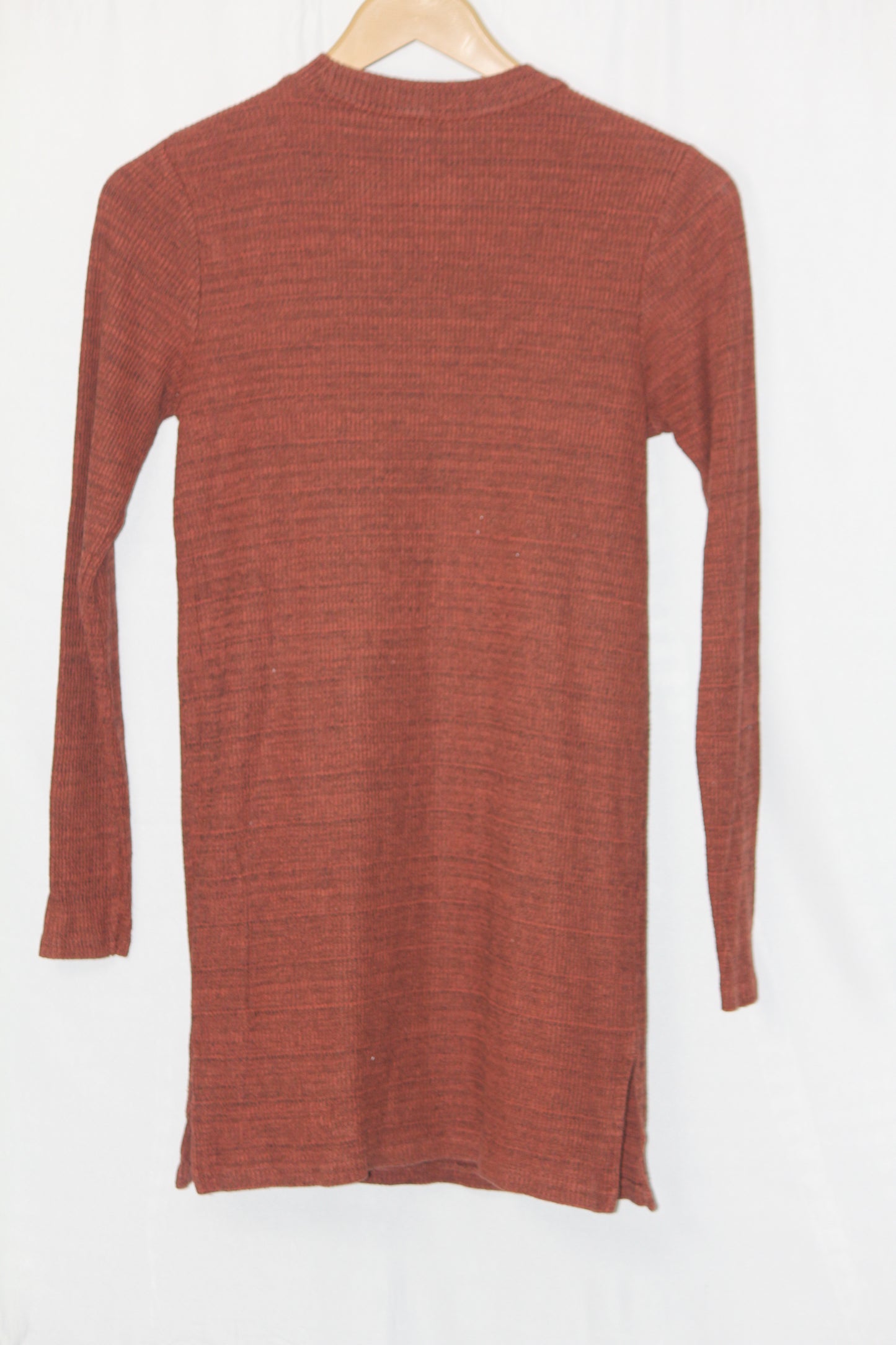 New Look Brown Full Sleeve Bodycon Dress