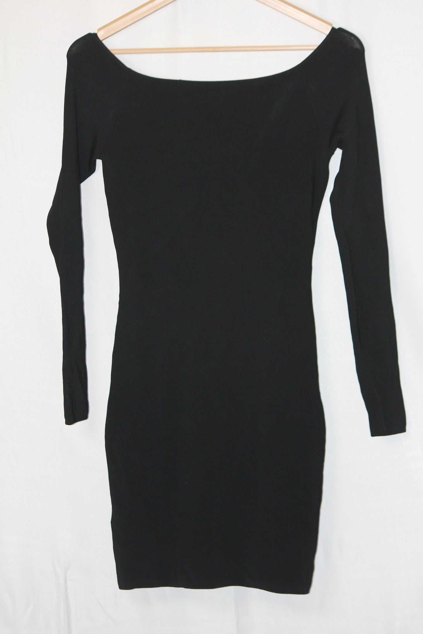 H&M Black Full Sleeve Bodycon Dress