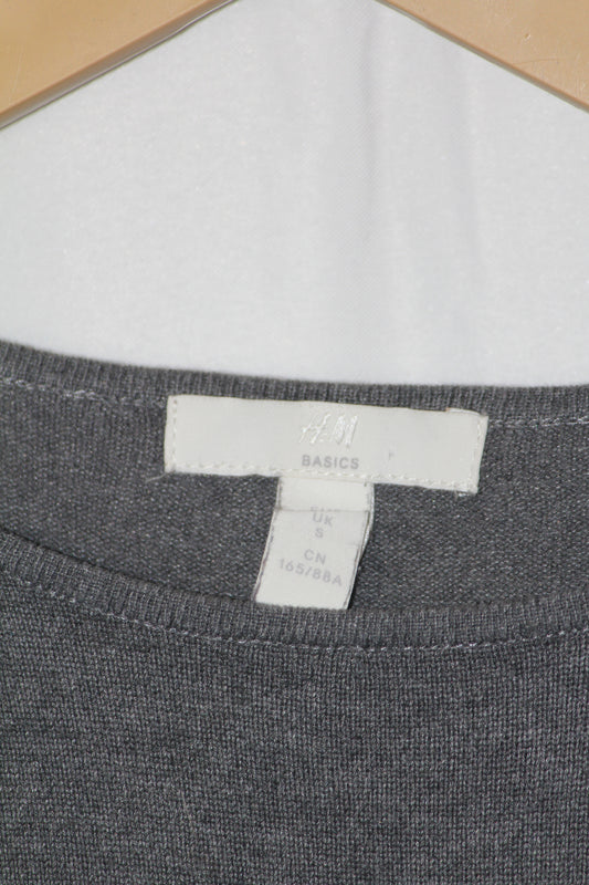 H&M Grey Chic Full Sleeve Bodycon