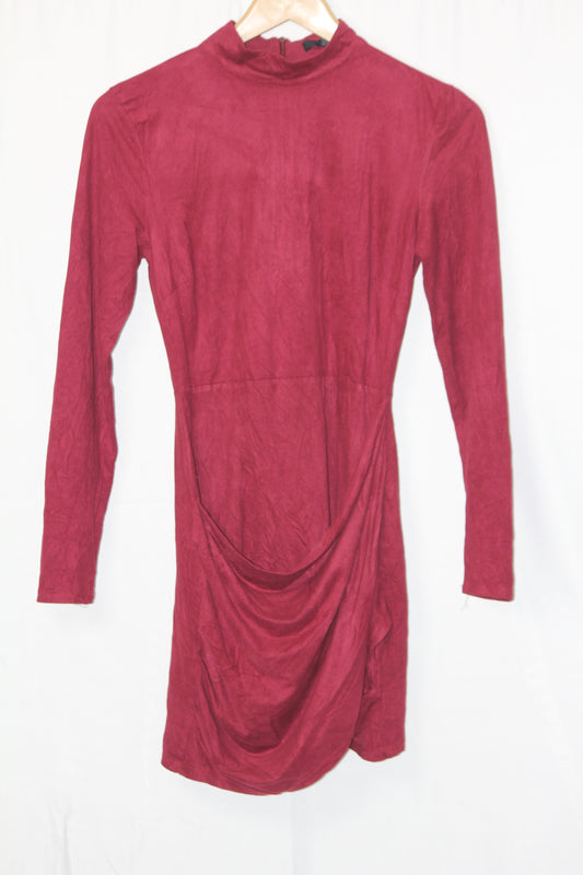 Missguided Maroon Full Sleeve Bodycon
