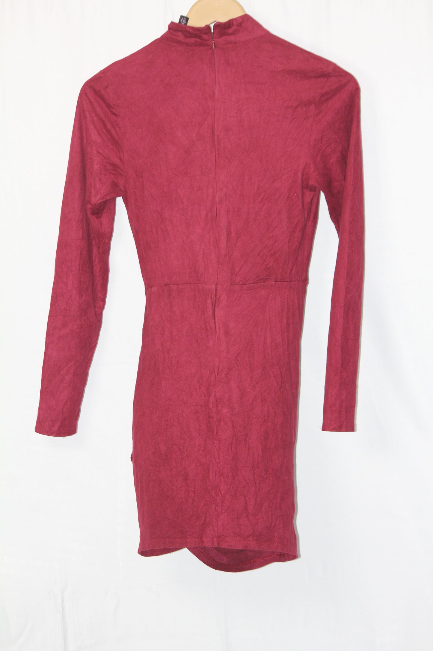 Missguided Maroon Full Sleeve Bodycon