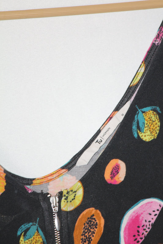 Tu Woman Black Sleeveless Maxi Bodycon