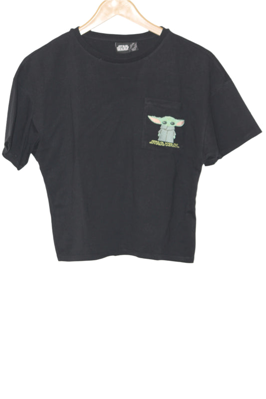 Black Half Sleeve Crop – Star Wars (XS)