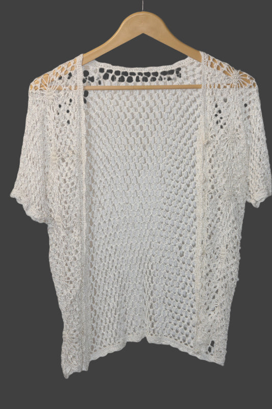 Thriftyfy White Qureshia Cape