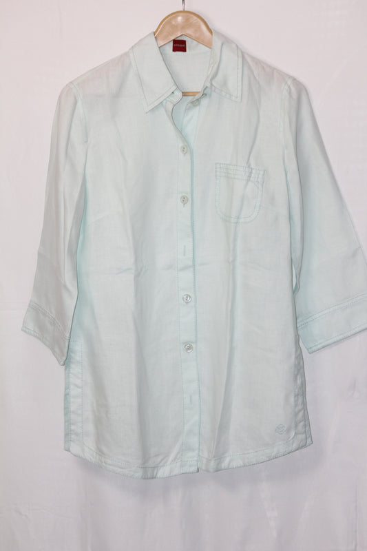 Olsen Green Button Down Shirt