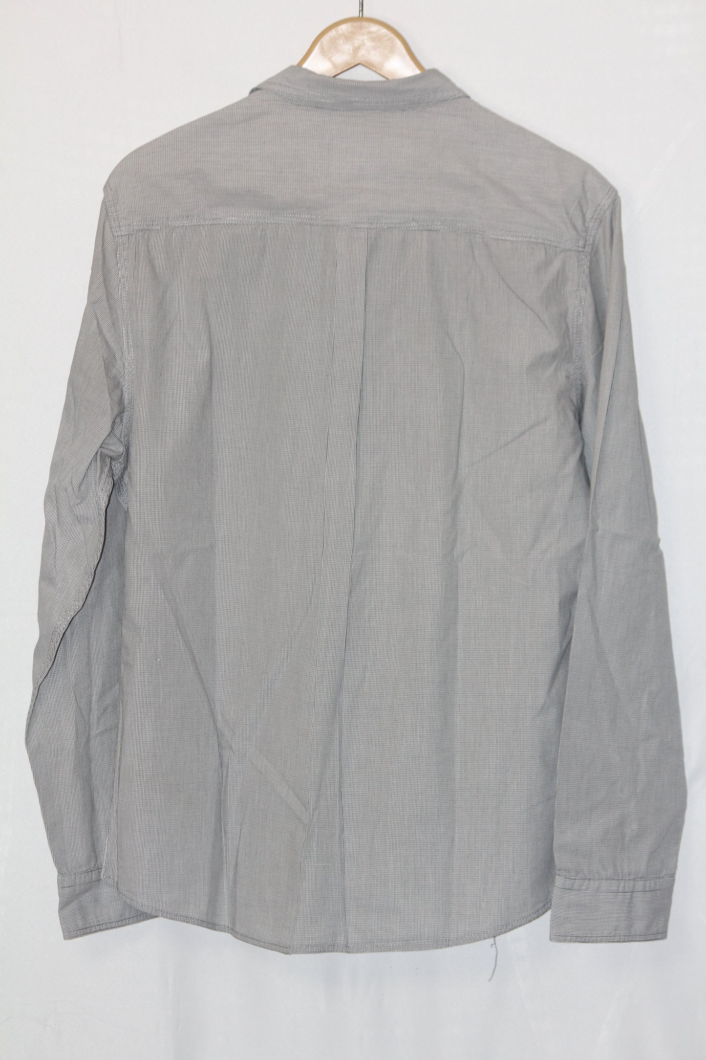 River Island Grey Cotton Shirt – Large (Men)