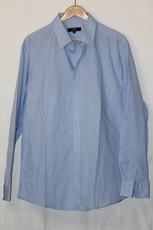 George Blue Polyester Shirt – Large (Men)