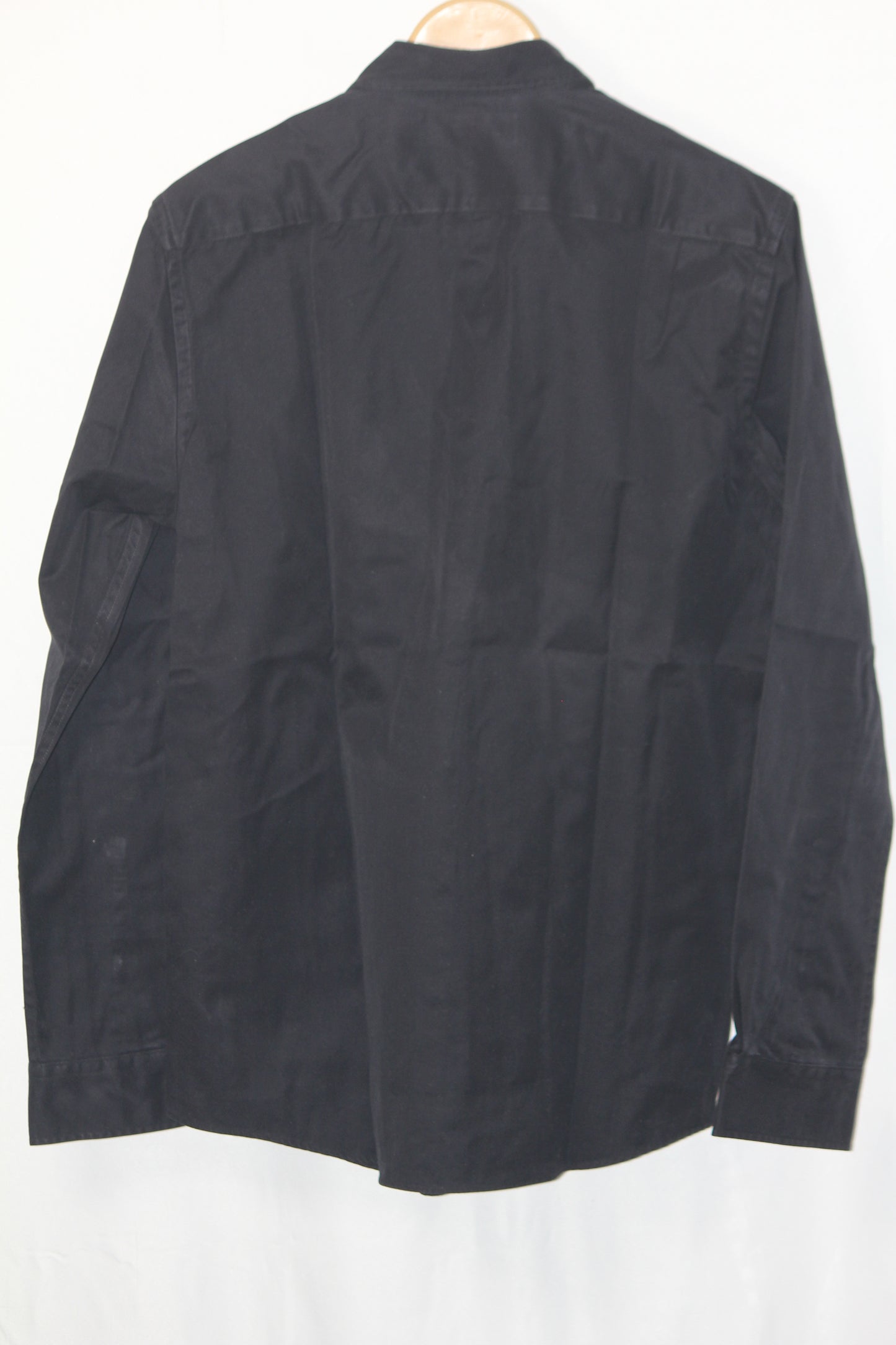 Paul Costelloe Black Cotton Shirt – Medium (Men)