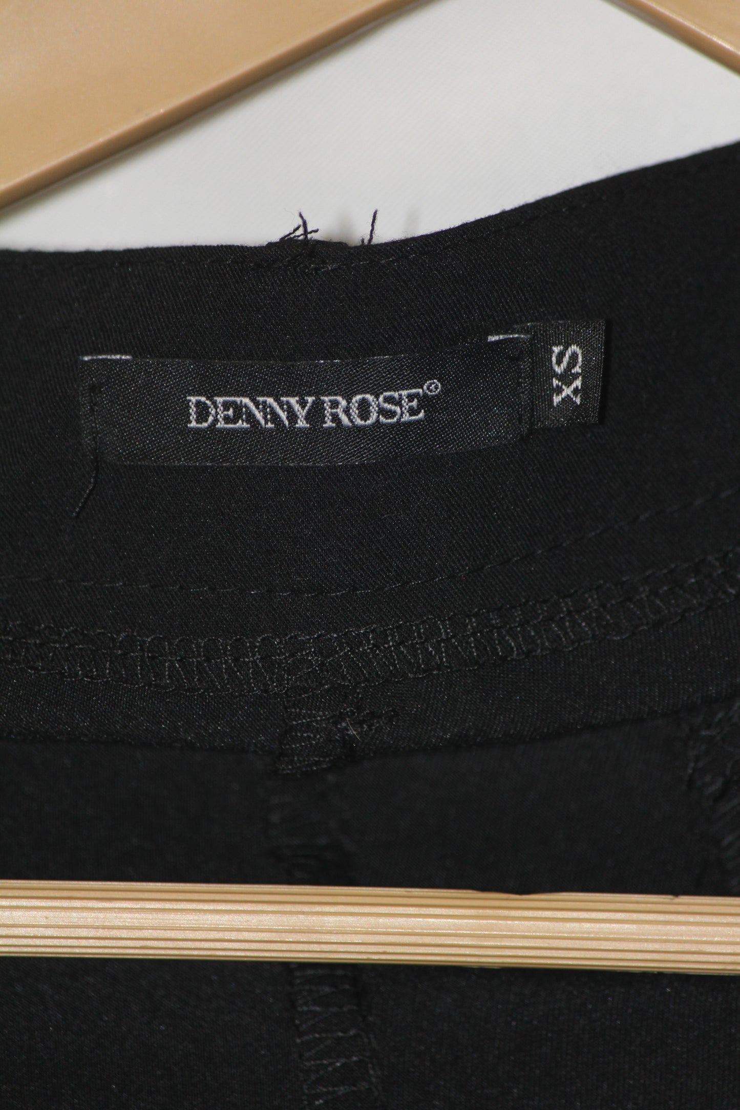 Denny Rose Black Straight Pants - XS