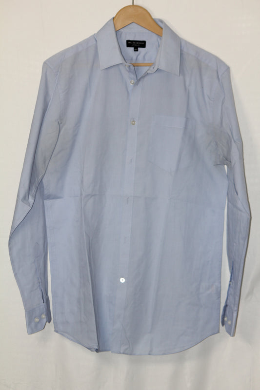 Taylor Wright Sky Blue Button Down Shirt – Medium (Men)