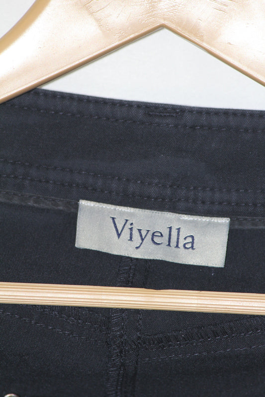 Viyella Classic Black Bell Bottom Pants