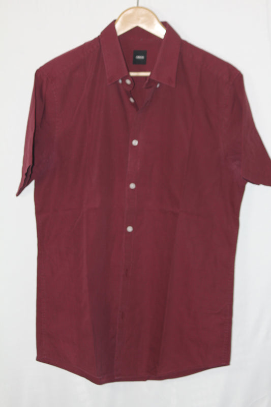 ASOS Red Cotton Shirt – Medium (Men)