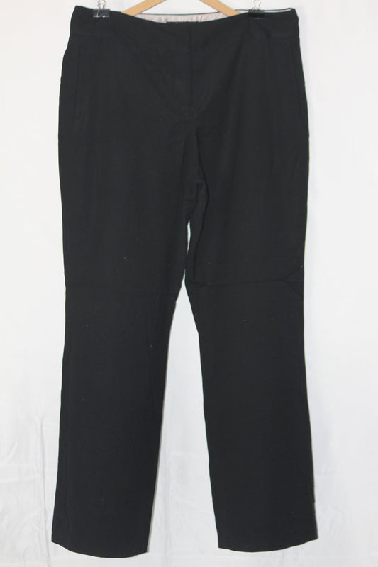 Next Classic Black Bell Bottom Pants