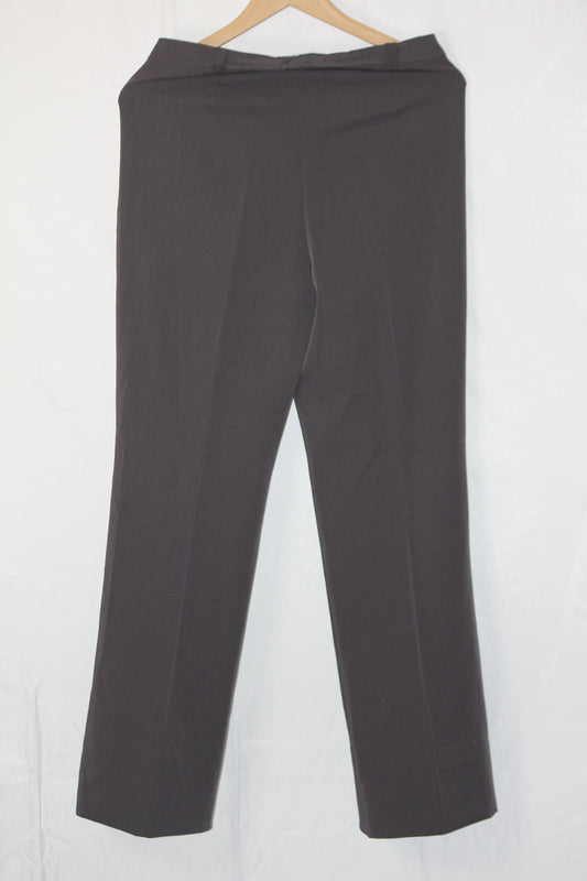 Sarah Chole Grey Straight Pant - Medium