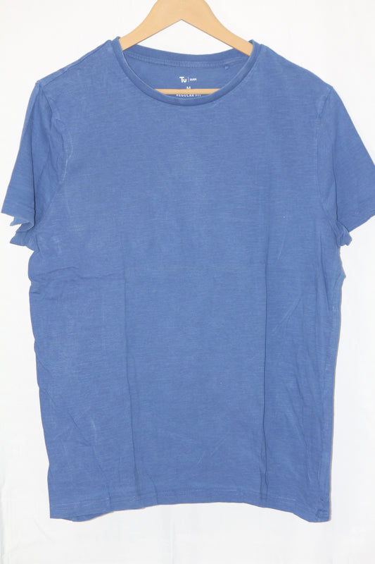 Tu Blue Simple T-Shirt