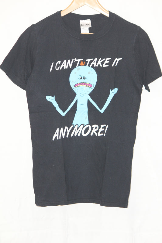 Gildan Black Small Printed T-Shirt