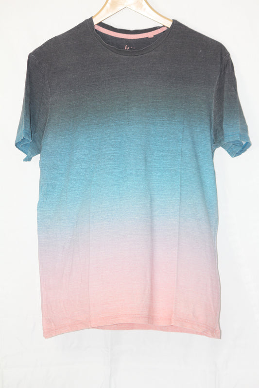 TU Black, Blue & Pink T-Shirt