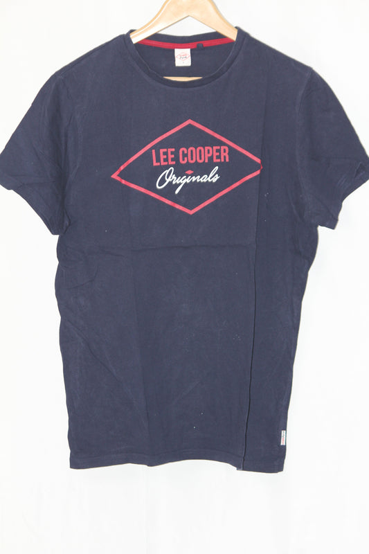 Lee Cooper Navy Printed T-Shirt