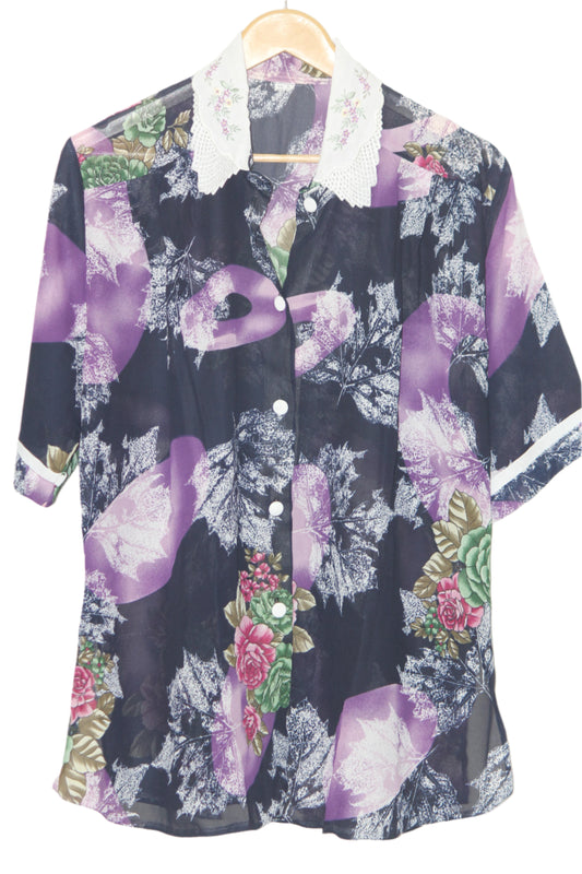 Printed Black Shirt – Thrifty