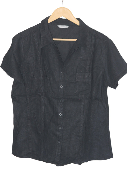 Black Half Sleeve Shirt – Marks & Spencer