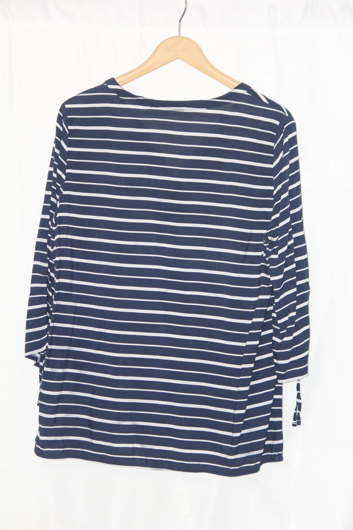 Cecil Black & White Striped Full Sleeve Blouse – Modern Casual Style