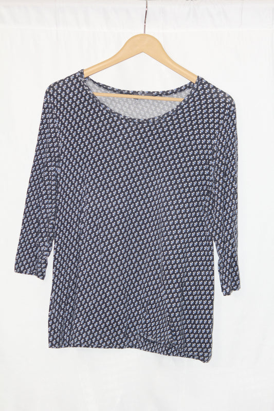 Basler Black Full Sleeve Blouse – Minimal & Modern