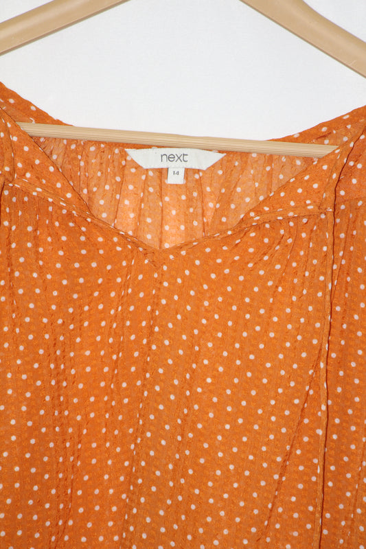 Next Orange Crop Top