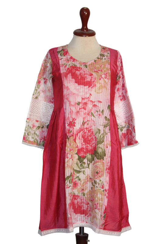 Kurti – ThriftyFy (Pink, Medium)