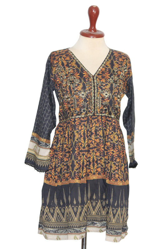 Kurti – Motif (Black, Medium)