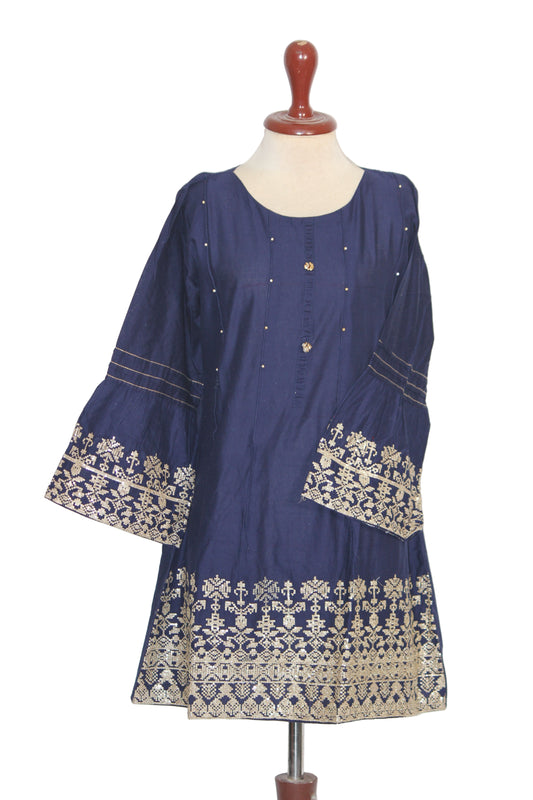 Kurti – Sequence (Navy Blue, Medium)