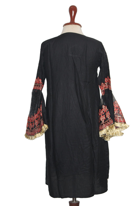 Kurti – Thriftyfy (Black, Small)