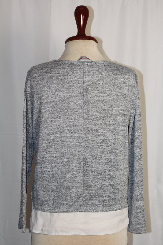 Dorothy Perkins Grey Sweatshirt - Medium
