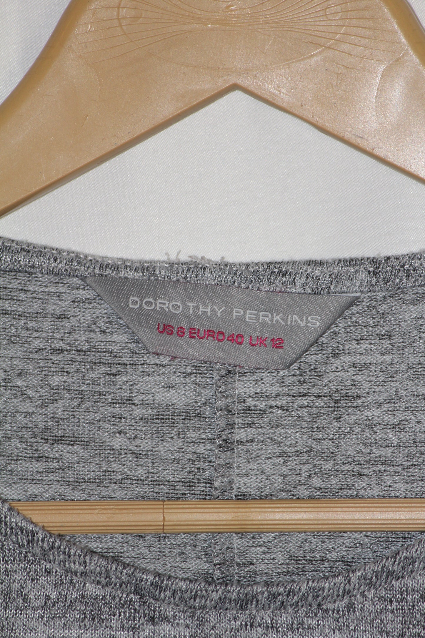 Dorothy Perkins Grey Sweatshirt - Medium