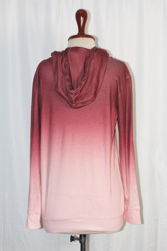 Thriftyfy Bleach Tie-Dye Hoodie (Small, Excellent Condition)